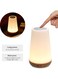 Generic USB Touching Control Bedside Table Lamp White/Gold 15.8x9.8x9.8cm