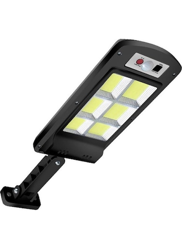 مصابيح شوارع تعمل بالطاقة الشمسية LED ذكية مقاومة للماء، بثلاثة أوضاع إضاءة قابلة للتعديل، مزودة بمستشعر عن بعد، باللونين الأسود والفضي، وزنها 0.389 كجم.