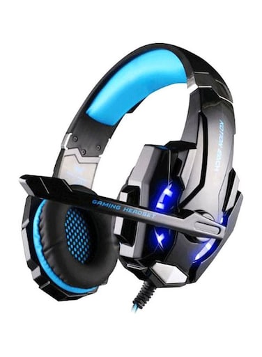 سماعة رأس للألعاب سلكية KOTION EACH G9000 تغطي الأذن مع ميكروفون لأجهزة PS4/PS5/XOne/XSeries/NSwitch/PC