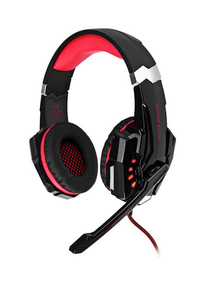 كوتيون إيتش Kotioneach G9000 Wired over-ear Gaming Headphones With Mic For PS4 PS5 Xone Xseries Nswitch