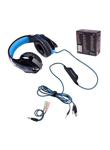 KOTION EACH Wired Over-Ear Stereo Gaming Headphone With Mic For PS4/PS5/XOne/XSeries/NSwitch/PC