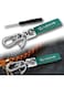 LEXUS Carabiner Keychain, Universal Heavy Duty Woven Handmade Leather Key Chain For Men and Women