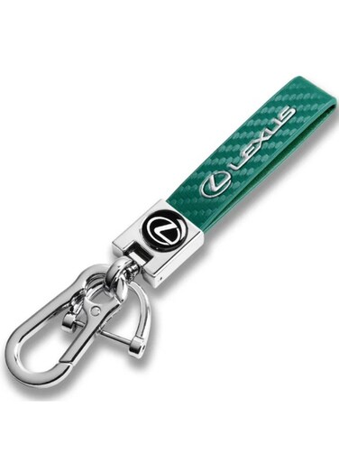 LEXUS Carabiner Keychain, Universal Heavy Duty Woven Handmade Leather Key Chain For Men and Women