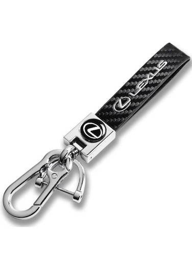 LEXUS Carabiner Keychain, Universal Heavy Duty Woven Handmade Leather Key Chain For Men and Women