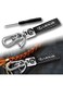 LEXUS Carabiner Keychain, Universal Heavy Duty Woven Handmade Leather Key Chain For Men and Women