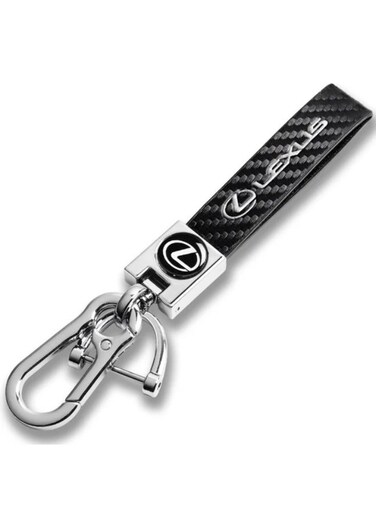 LEXUS Carabiner Keychain, Universal Heavy Duty Woven Handmade Leather Key Chain For Men and Women