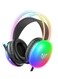ONIKUMA X25 Professional Gaming Headset USB+3.5 RGB Light 3D Stereo Noise Cancellation Multi Platform Compatibility With Microphone For PS4/PS5/XOne/XSeries/NSwitch/PCV