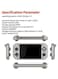 جهاز ألعاب PSP M17 المحمول بتصميم كلاسيكي بشاشة 4.3 بوصة - جهاز ألعاب Pandora Arcade بسعة تخزين 64 جيجابايت وأكثر من 20000 لعبة مدمجة - مشغل ألعاب فيديو محمول مزود بمخرج تلفزيون، وعصا تحكم مزدوجة