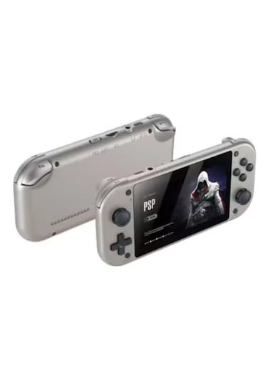 جهاز ألعاب PSP M17 المحمول بتصميم كلاسيكي بشاشة 4.3 بوصة - جهاز ألعاب Pandora Arcade بسعة تخزين 64 جيجابايت وأكثر من 20000 لعبة مدمجة - مشغل ألعاب فيديو محمول مزود بمخرج تلفزيون، وعصا تحكم مزدوجة