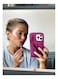 Rhode Silicone Lip Holder For Cell Phone, Lip Gloss Adhesive Sleeve For Phone, Lip Holder Stick-on Phone Case, Back Stick On Holder For iPhone Phones（Raspberry Jelly）