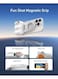 مقبض كاميرا الهاتف المغناطيسي TELESIN Fun Shot بتصميم DSLR لأجهزة iPhone و Android مع زر غالق لاسلكي قابل للفصل - معتمد من MFI - برغي 1/4 بوصة - مقبض كاميرا مريح بتصميم هندسي