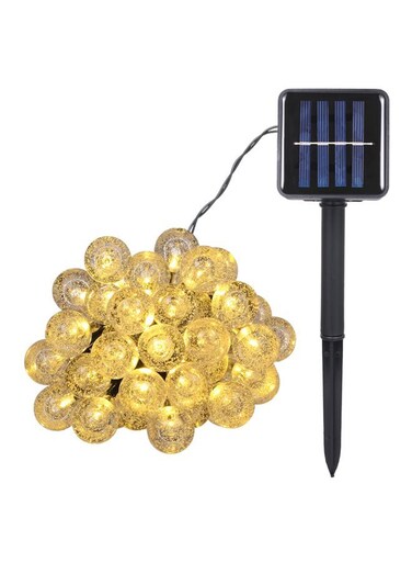 Tomshine Solar Powered String Light Yellow 9.35meter