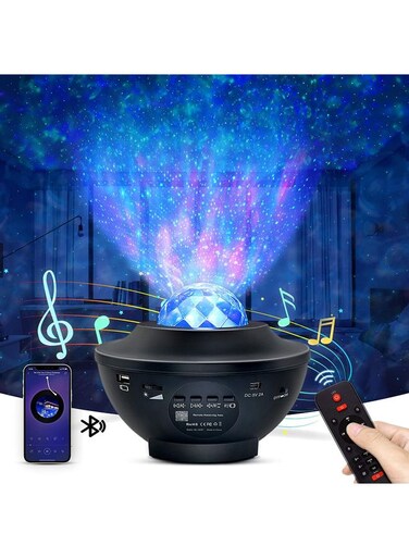 XiuWoo Remote Control LED Smart Projector Light Multicolour