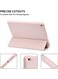ZENHOME Folding Bracket Protective Cover For Apple iPad 10.2-Inch Pink