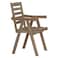 Acacia Dining Chair and Table Set 5 PCS