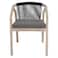 Acacia and Aluminium with Rope Chair and Table Set 3 PCS