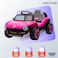 Lovely Baby LB 3003EL Battery Operated Ride-on for Kids, Electric Vehicle with EVA Wheels, Leather Seat, Lights, Music, Rear Storage, for Boys &amp; Girls Ages 2-5 - Pink