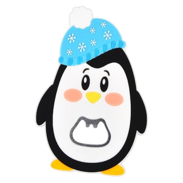 فتاحة قارورات بنمط البطريق من البولي فينيل كلوريد والمعدن