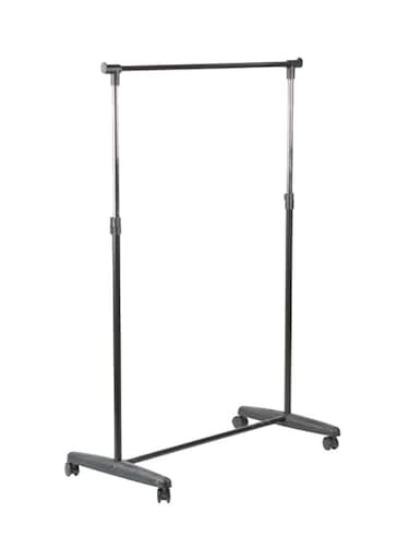 Single Garment Rack With Wheels Grey 1.8kg