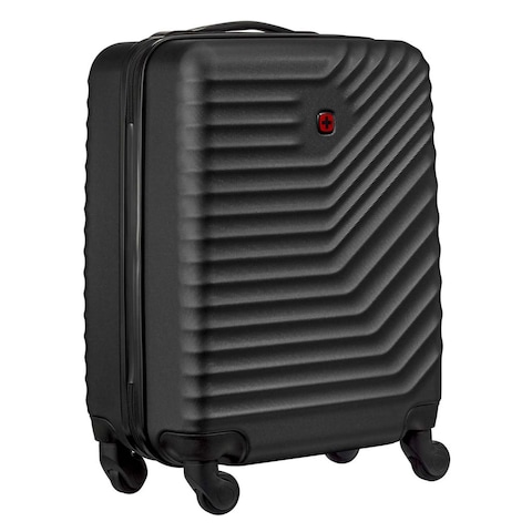 Wenger Trayn 4 Wheel Luggage Hard Trolley Set Black 3 PCS