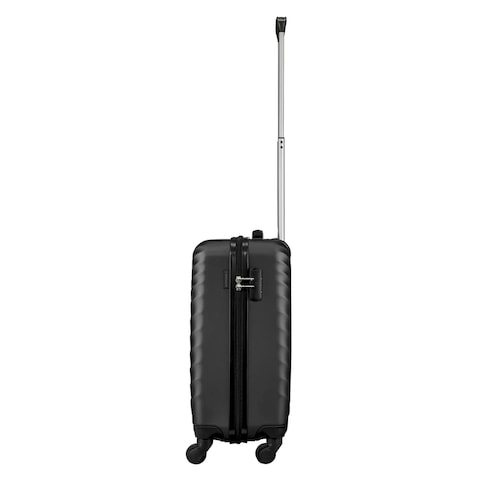 Wenger Trayn 4 Wheel Luggage Hard Trolley Set Black 3 PCS