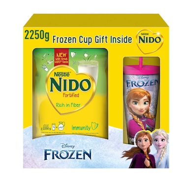 Nestle Nido Fortified Milk Powder Rich In Fiber 2.25kg + Free Tumbler