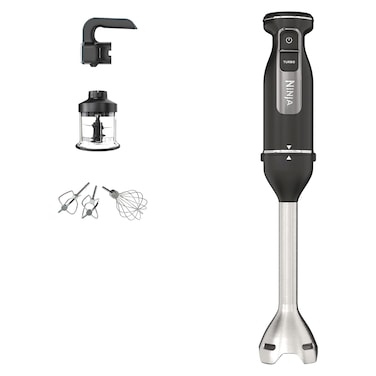 Ninja Foodi 3-In-1 Hand Blender CI100ME, 700 ML, 850 W, Variable Speed Control, Black