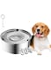REASOR 304 Stainless Steel Dog Water Bowl 3L, No Spill Slow Drinking Feeder with Floating Tray, Dishwasher Safe, Non-Slip Base, Ideal for Medium &amp; Large Dogs