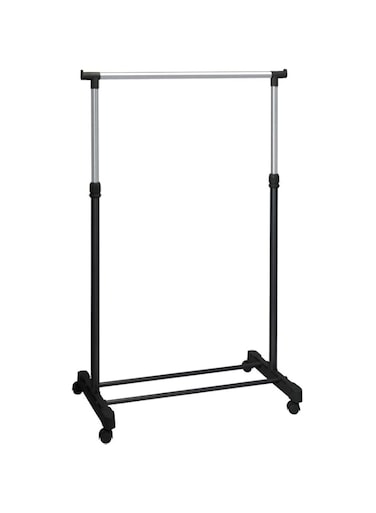 ARTC Clothes Hanger, Cloth Rack, Adjustable Stainless Steel Hanger With Wheels, Single, Double, Three Layer Cloth Rack For Indoor And Outdoor (Single Pole Hanger)