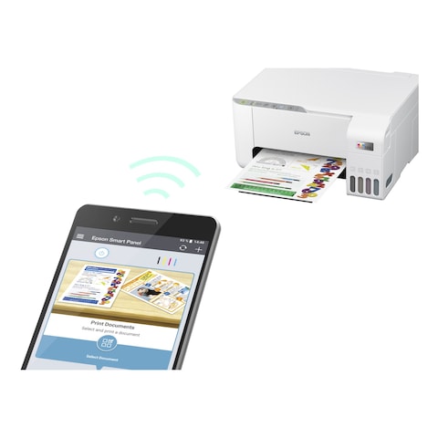 Epson Ecotank L3256 Wi-Fi Multifunction Inktank Printer White