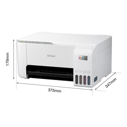Epson Ecotank L3256 Wi-Fi Multifunction Inktank Printer White