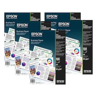 إبسون بيزنس ورق طباعة مقاس A4 500 ورقة 5 قطع