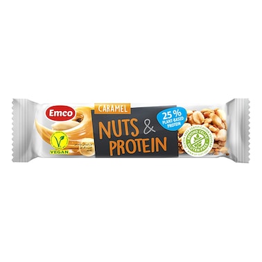 Emco Nuts And Protein Bar Caramel 40g