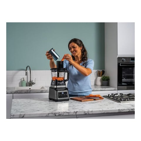 Ninja 3-In-1 Food Processor Kitchen System BN801ME Grey 1200W