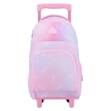 Nomad Hearts Printed Trolley Pink and Blue 17inch