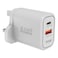 X.Cell Power USB-C PD and USB-A Wall Charger White 30W