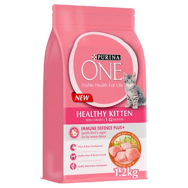 Purina ONE Healthy Kitten with Chicken (1-12 Months), 1.2kg