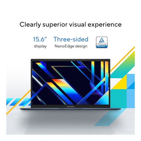 ASUS Vivobook 15 X1504ZA Laptop with 15.6-Inch Display Core i5 Processor 8GB RAM 512GB SSD Intel Iris Xe Graphic Card Cool Silver