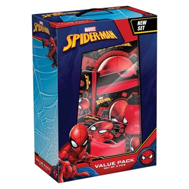 Spider-man Printed 5-in-1 Trolley Bag Set 16inch