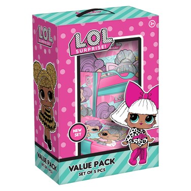 L.O.L. Surprise! Printed 5-in-1 Backpack Set 14inch
