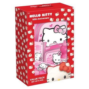 Hello Kitty Printed 5-in-1 Backpack Set 16inch