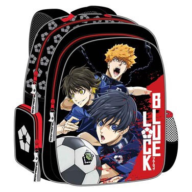 Blue Lock Printed Backpack 16inch