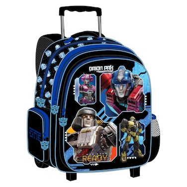 ترانسفورمرز حقيبة ظهر مطبوعة بعجلات 18 بوصة