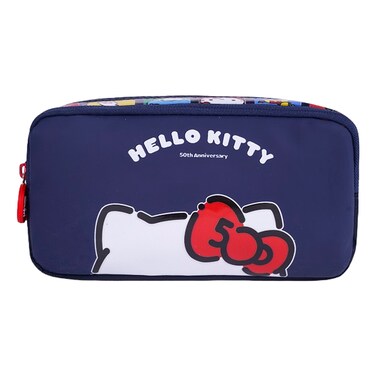 Sanrio Hello Kitty Adorable Kitty Printed 2 Compartment Pencil Case