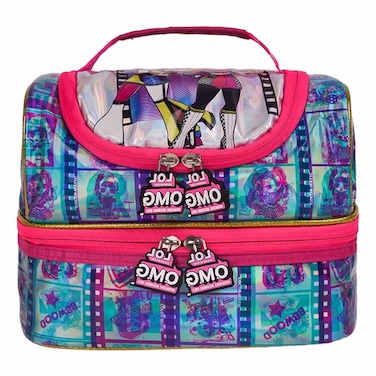 MGA L.O.L.-Omg Lights Camera Fashion Printed 2 Compartment Lunch Bag