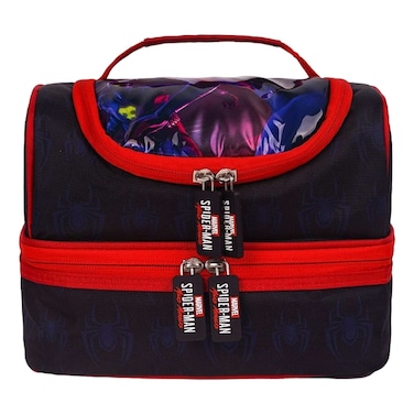 Marvel Spiderman Be Yourself Printed 2 Compartment Lunch Bag