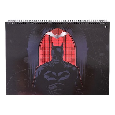 وارنر براذرز دفتر رسم بطبعة باتمان ذا شادو مقاس A3