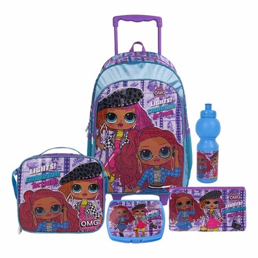 MGA L.O.L. Stylish Queens 5-in-1 Trolley School Set 18inch