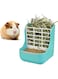 SeeWonder 2 in 1 Food Hay Feeder for Guinea Pig, Rabbit Feeder, Indoor Hay Feeder for Guinea Pig, Rabbit, Chinchilla, Feeder Bowls Use for Grass &amp; Food