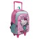سانريو هالو كيتي 5 في 1 طقم حقيبة مدرسية بعجلات بطبعة برايتننيغ داي مقاس 16 بوصة